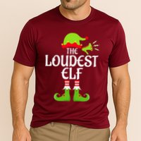 Loudest Elf Matching Family Group Christmas Party Xmas Funny Performance Shirt