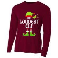 Loudest Elf Matching Family Group Christmas Party Xmas Funny Cooling Performance Long Sleeve Crew