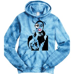 Little Edie Monsoon Drag Queen Race Graphic Tie Dye Hoodie