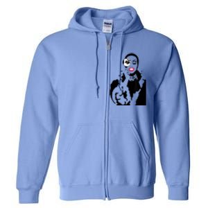 Little Edie Monsoon Drag Queen Race Graphic Full Zip Hoodie