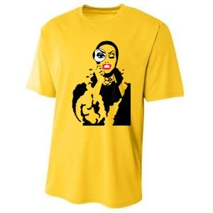 Little Edie Monsoon Drag Queen Race Graphic Performance Sprint T-Shirt