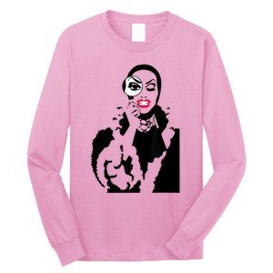 Little Edie Monsoon Drag Queen Race Graphic Long Sleeve Shirt