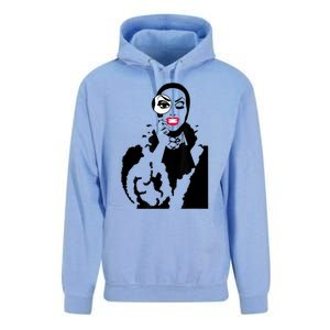 Little Edie Monsoon Drag Queen Race Graphic Unisex Surf Hoodie