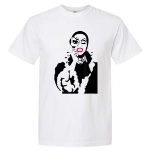 Little Edie Monsoon Drag Queen Race Graphic Garment-Dyed Heavyweight T-Shirt