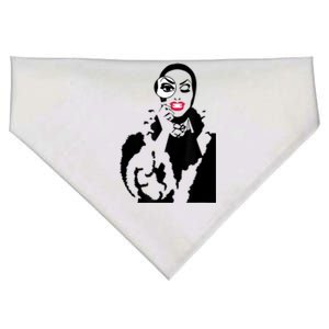 Little Edie Monsoon Drag Queen Race Graphic USA-Made Doggie Bandana