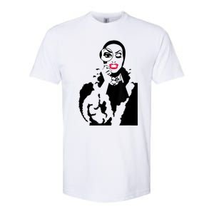 Little Edie Monsoon Drag Queen Race Graphic Softstyle CVC T-Shirt