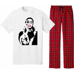 Little Edie Monsoon Drag Queen Race Graphic Pajama Set