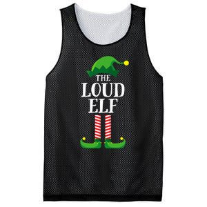 Loud Elf Matching Family Group Christmas Party Pyjamas Mesh Reversible Basketball Jersey Tank