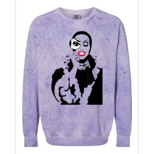 Little Edie Monsoon Drag Queen Race Colorblast Crewneck Sweatshirt