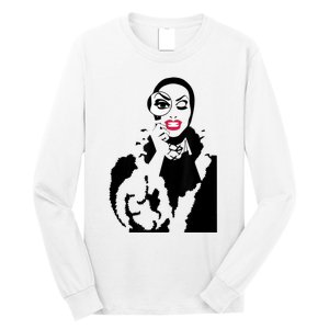 Little Edie Monsoon Drag Queen Race Long Sleeve Shirt