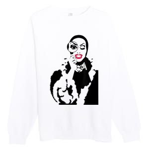 Little Edie Monsoon Drag Queen Race Premium Crewneck Sweatshirt