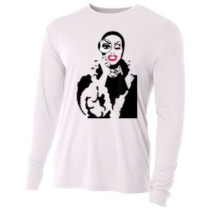 Little Edie Monsoon Drag Queen Race Cooling Performance Long Sleeve Crew