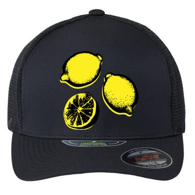 Lemon Flexfit Unipanel Trucker Cap