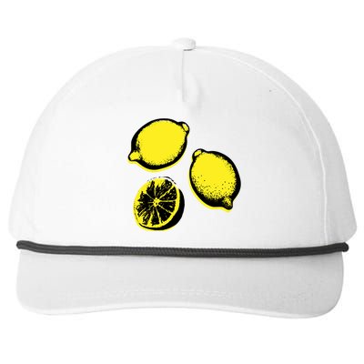 Lemon Snapback Five-Panel Rope Hat