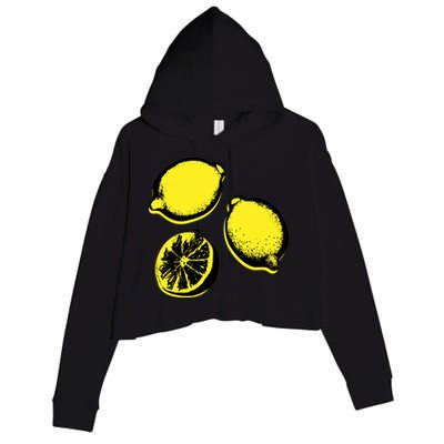 Lemon Crop Fleece Hoodie