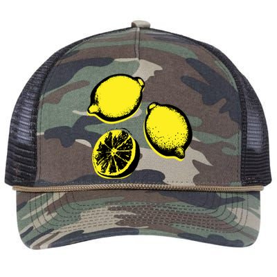 Lemon Retro Rope Trucker Hat Cap