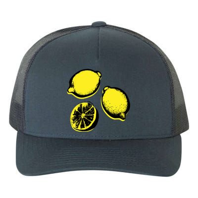 Lemon Yupoong Adult 5-Panel Trucker Hat