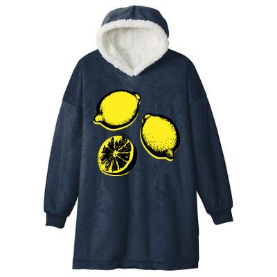 Lemon Hooded Wearable Blanket