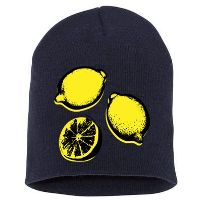 Lemon Short Acrylic Beanie