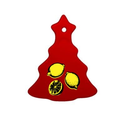 Lemon Ceramic Tree Ornament