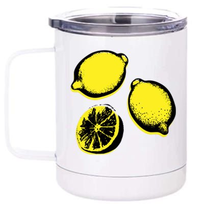 Lemon 12 oz Stainless Steel Tumbler Cup