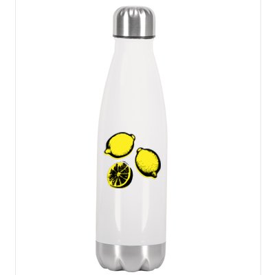 Lemon Stainless Steel Insulated Water Bottle