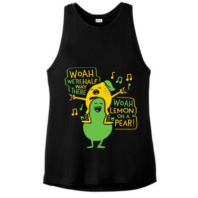 Lemon On A Pear Ladies PosiCharge Tri-Blend Wicking Tank