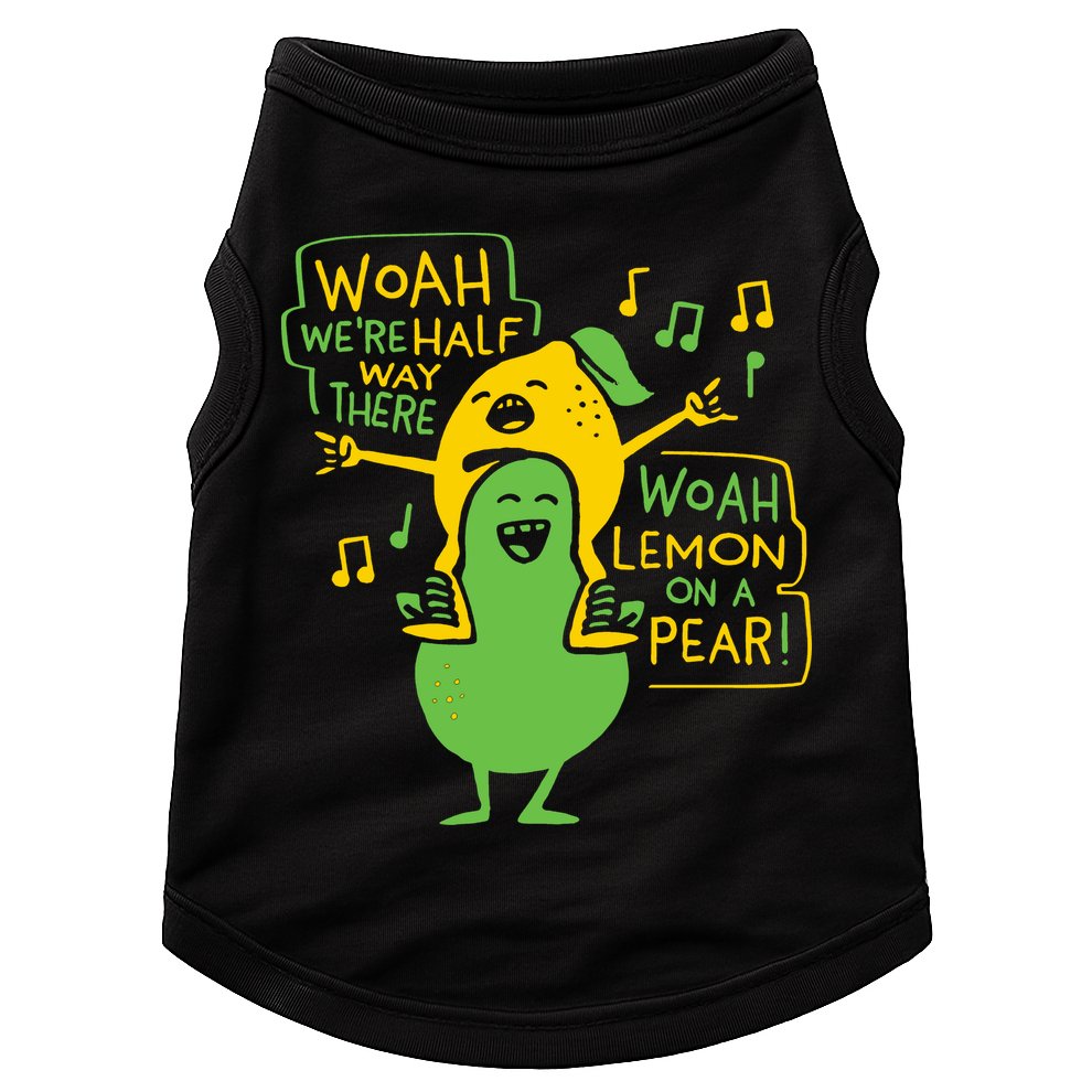 Lemon On A Pear Doggie Tank