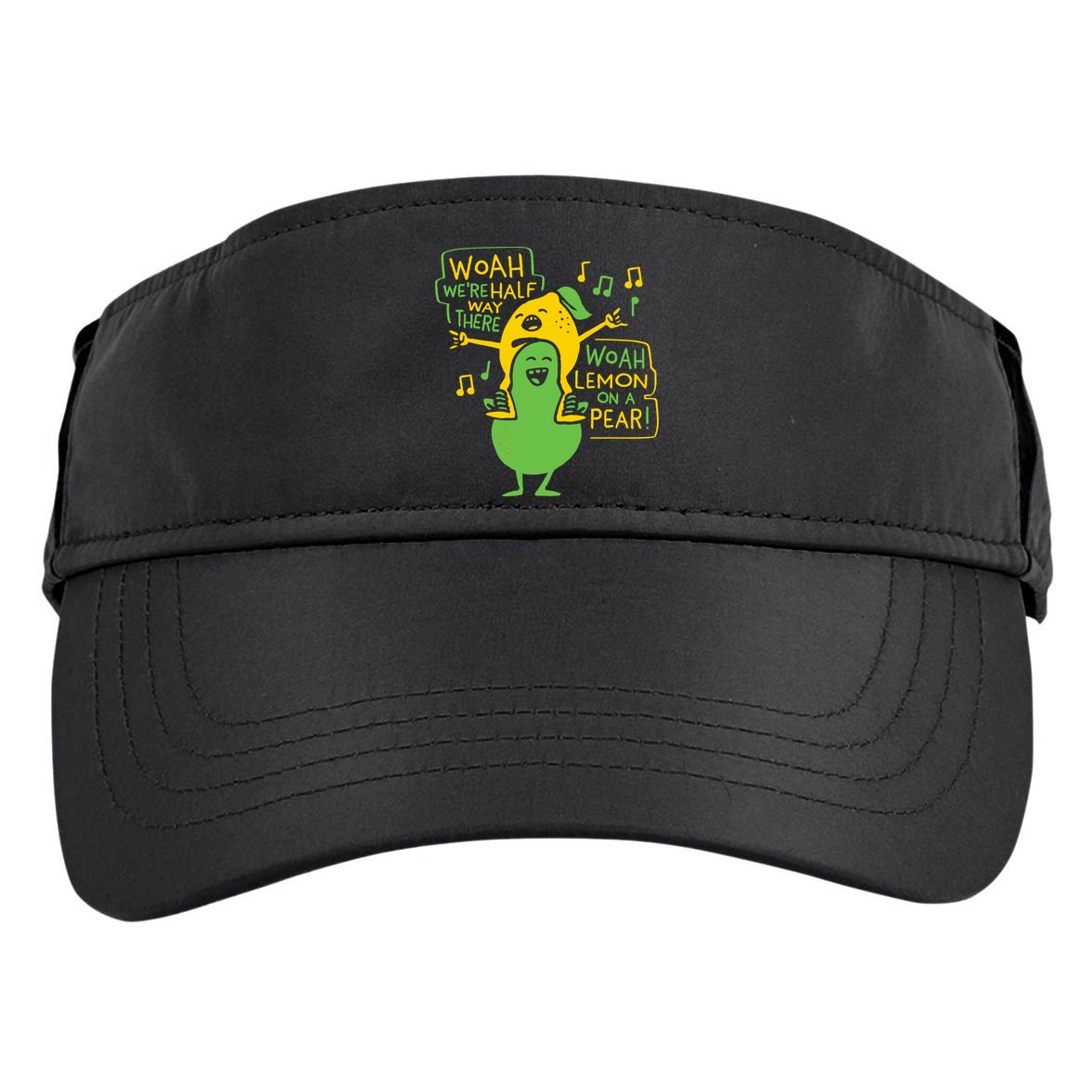 Lemon On A Pear Adult Drive Performance Visor