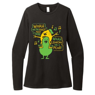 Lemon On A Pear Womens CVC Long Sleeve Shirt