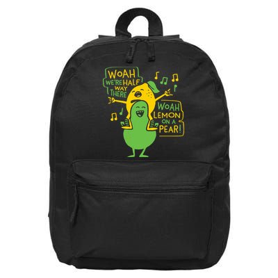 Lemon On A Pear 16 in Basic Backpack