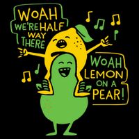 Lemon On A Pear 16 in Basic Backpack