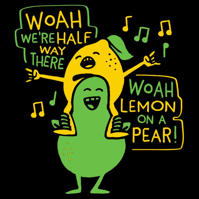 Lemon On A Pear 16 in Basic Backpack