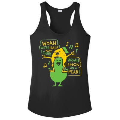 Lemon On A Pear Ladies PosiCharge Competitor Racerback Tank