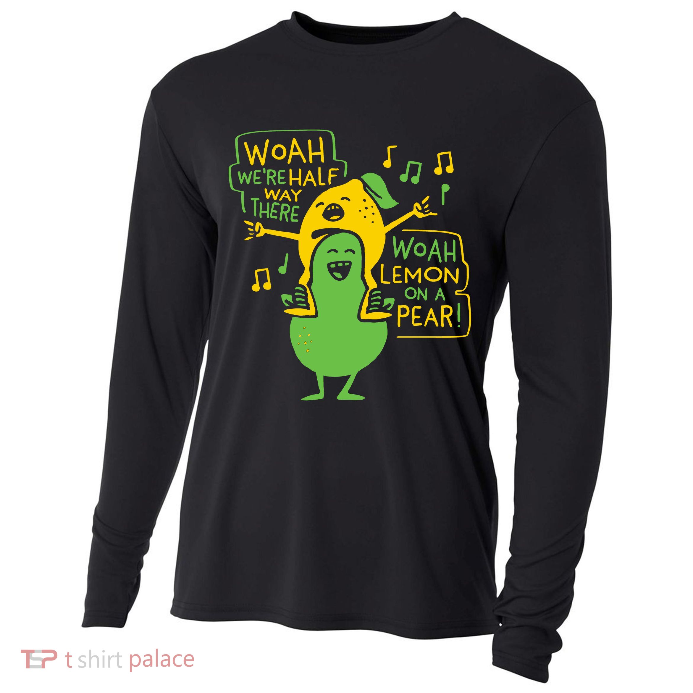 Lemon On A Pear Cooling Performance Long Sleeve Crew