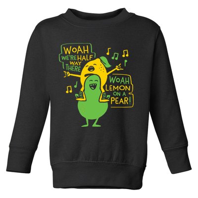 Lemon On A Pear Toddler Sweatshirt