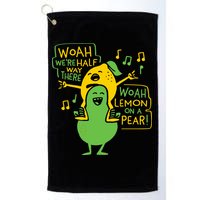 Lemon On A Pear Golf Towel