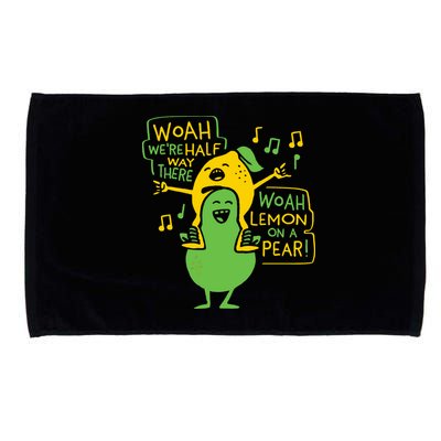 Lemon On A Pear Microfiber Hand Towel