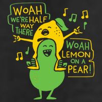 Lemon On A Pear Microfiber Hand Towel