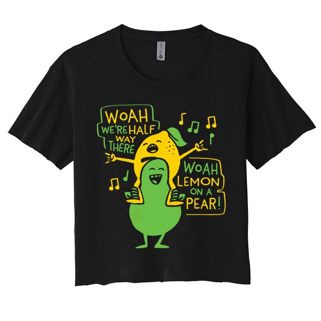 Lemon On A Pear Crop Top