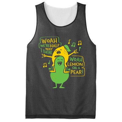 Lemon On A Pear Mesh Reversible Basketball Jersey Tank