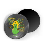 Lemon On A Pear Magnet