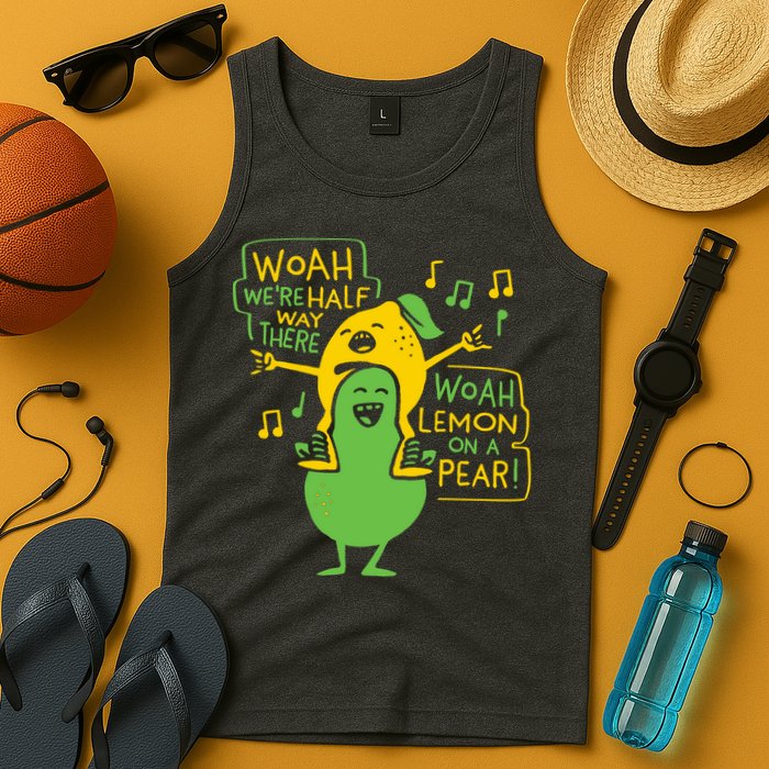 Lemon On A Pear Tank Top
