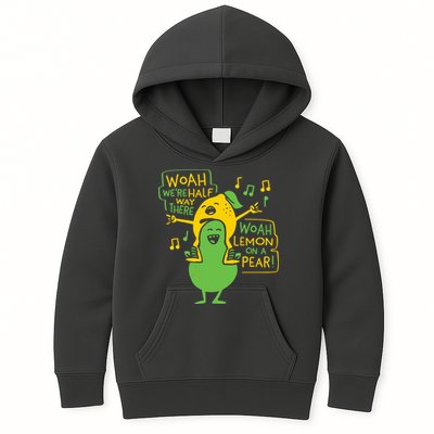 Lemon On A Pear Kids Hoodie