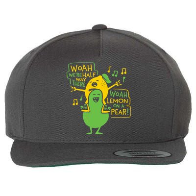 Lemon On A Pear Wool Snapback Cap