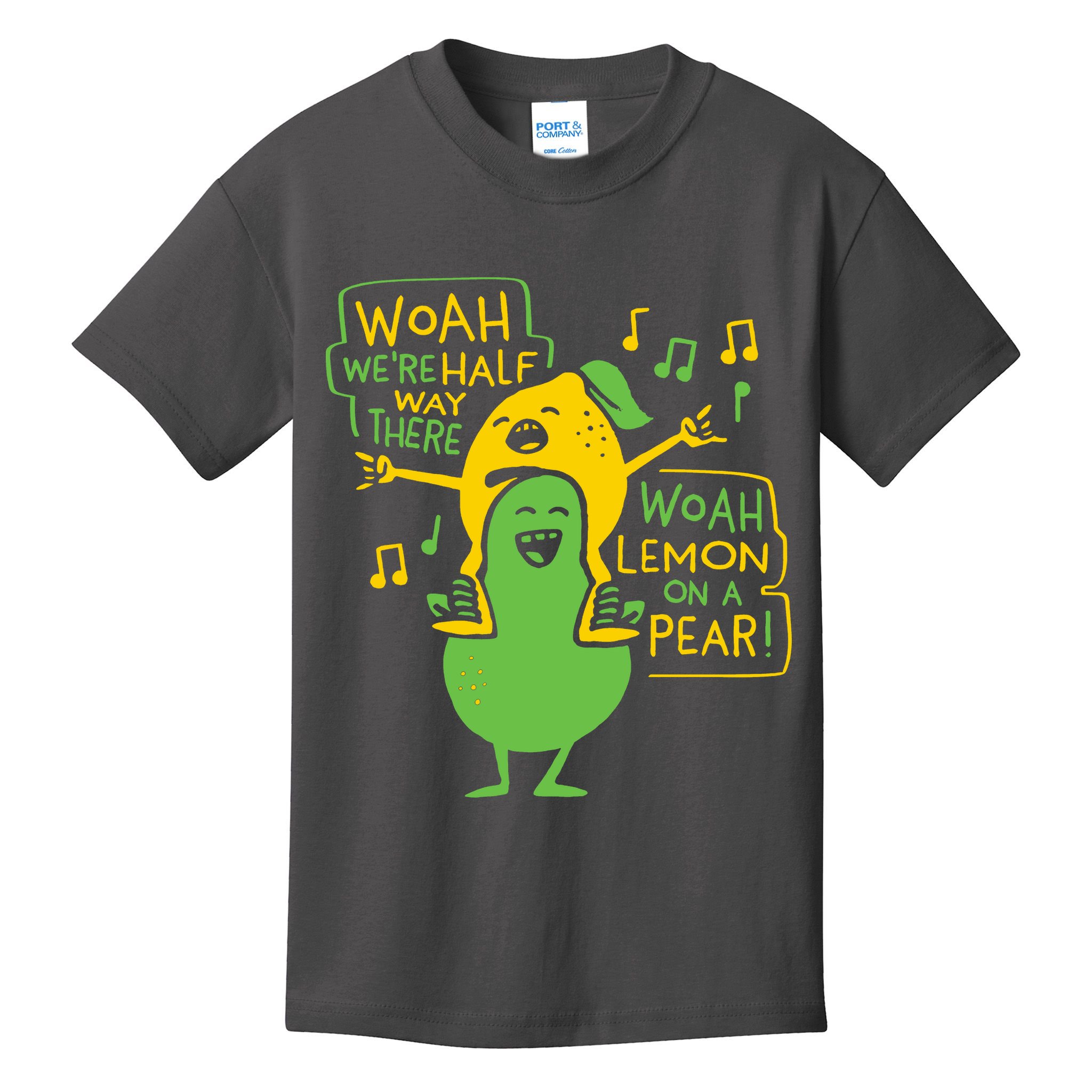 Lemon On A Pear Kids T-Shirt