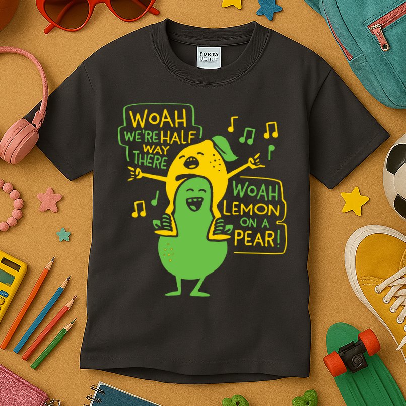 Lemon On A Pear Kids T-Shirt