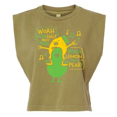 Lemon On A Pear Garment-Dyed Women's Muscle Tee