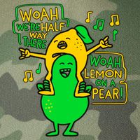 Lemon On A Pear Funny Meme Legacy Tie Dye Trucker Hat