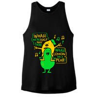 Lemon On A Pear Funny Meme Ladies PosiCharge Tri-Blend Wicking Tank